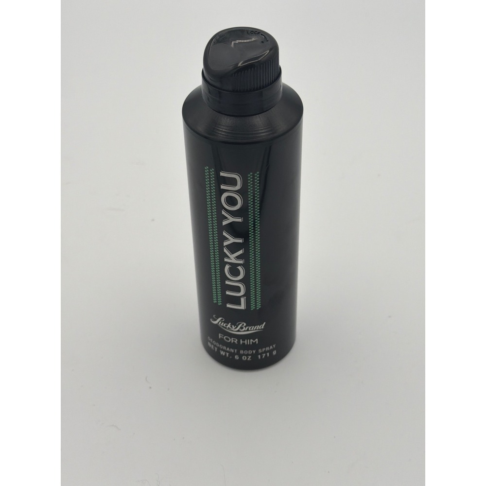 Lucky Brand Lucky You For Him Deodorant Body Spray 6 oz 171g Mens Fragrance